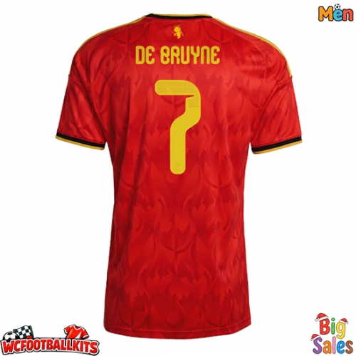 Belgium Kevin De Bruyne #7 Replica Home Stadium Shirt World Cup 2026 Short Sleeve